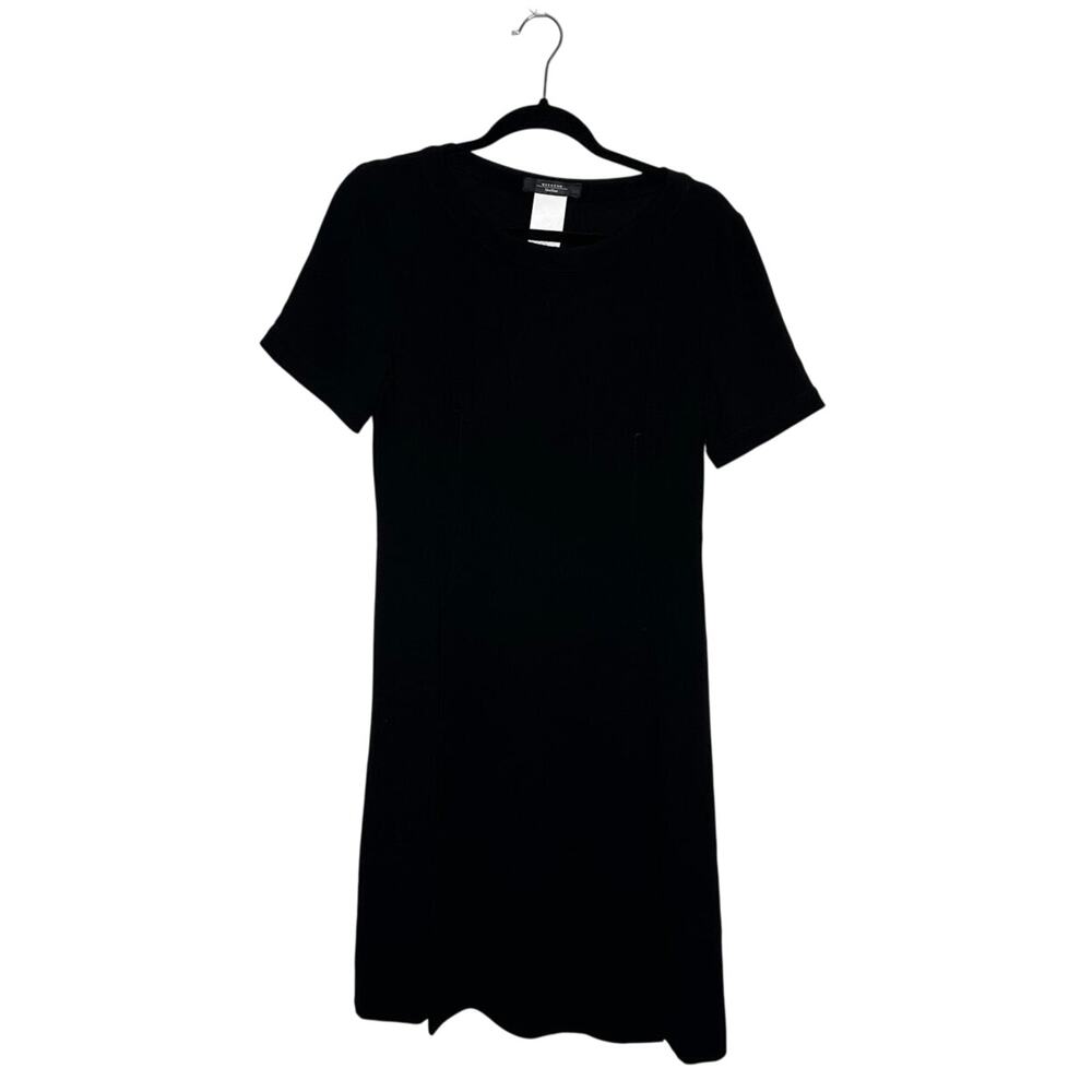 Weekend Max Mara Short Sleeve Mini Dress Black Women's Black Size 10